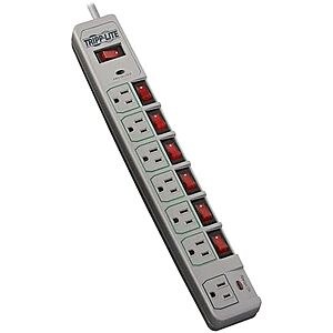 $27.69* | Tripp Lite 7-Outlet Surge Protector Power Strip with 6 Individually Controlled Switches, 6 Foot / 1.83M Cord at Amazon